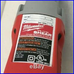 Milwaukee 6852-20 120V 18 Gauge Metal Shear Brand New