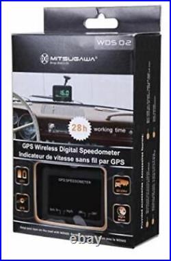 Mitsugawa 2 LCD Disp. GPS Wireless Speedometer Speedo Sports Kit Car Motorcycle