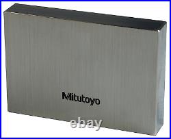 Mitutoyo Steel Rectangular Gage Block, ASME Grade 00, 0.999 mm Length