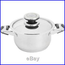 NEW 28pc 12-Element High-Quality, Heavy-Gauge Stainless Steel Cookware Set