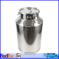 NEW 60L Stainless Steel Milk Can Made of Heavy-gauge for Heavy Restaurant Use US