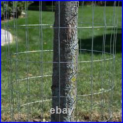 NEW Galvanized Steel Welded Wire Garden Fence 4FtX100Ft 14-Gauge Security Garden