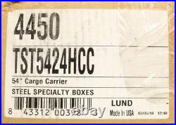 NEW Lund 16-Gauge Steel Hitch Mounted Cargo Carrier 4450 58.5 X 23.5 USA MADE