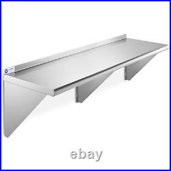 NSF Stainless Steel 18 x 60 Commercial Kitchen Wall Shelf Restaurant Shelving