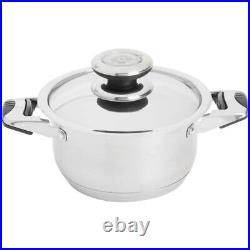 New 28pc 12-element High-quality, Heavy-gauge Stainless Steel Cookware Set