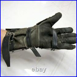 New Blackened 18 Gauge Steel Medieval Mittens Pair Of Bracers Gauntlets Gloves