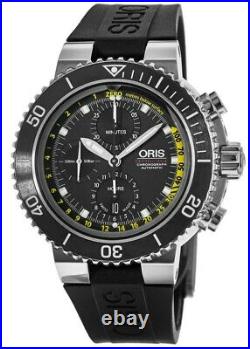 New Oris Aquis Depth Gauge Automatic Men's Watch 01 774 7708 4154- Set RS