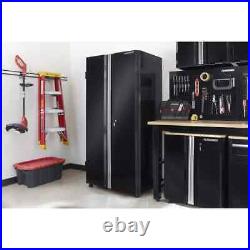 New Ready-to-Assemble 24-Gauge Steel Garage Gear Cabinet in Black 36.6 in. W x