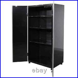 New Ready-to-Assemble 24-Gauge Steel Garage Gear Cabinet in Black 36.6 in. W x