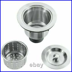 New Stainless Steel Double Bowl Undermount Kitchen SInk 33 Handmade 18Gauge 304