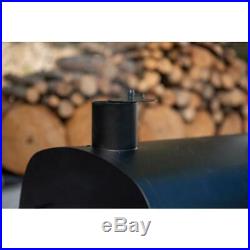 Nexgrill Barrel Charcoal Grill/Smoker 29 in. Built-in Temperature Gauge Black
