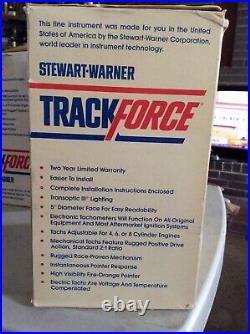 No. 82820-P New Stewart-Warner Track Force Telltale Memory 5 Tachometer 82820P