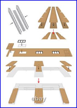 O Gauge Modern Engine House withMotorized Doors, Indoor/Outdoor Lighting