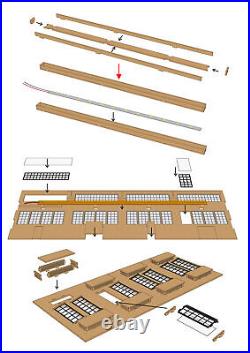 O Gauge Modern Engine House withMotorized Doors, Indoor/Outdoor Lighting