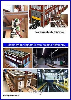 O Gauge Modern Engine House withMotorized Doors, Indoor/Outdoor Lighting