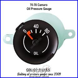 OIL PRESSURE GAUGE fits 70-78 CAMARO Gauge Cluster Replaces Clock Direct Fit