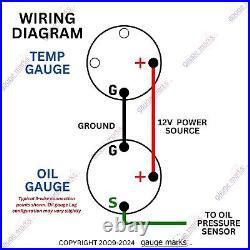 OIL PRESSURE GAUGE fits 70-78 CAMARO Gauge Cluster Replaces Clock Direct Fit