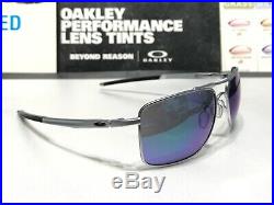 Oakley Gauge 8 L Matte Lead with Jade Iridium lenses SKU# 4124-0457 Brand New