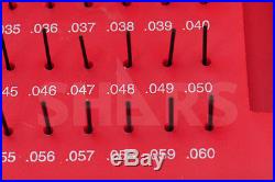 Out of stock 90 days 50 Pc. 011.060 CLASS ZZ STEEL PIN GAGE SET MINUS NIST