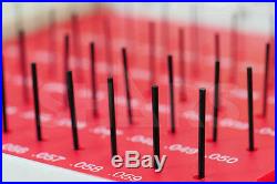 Out of stock 90 days 50 Pc. 011.060 CLASS ZZ STEEL PIN GAGE SET MINUS NIST