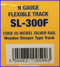 PECO SL-300F N Gauge Code 55 Flexible N/Silver Track One Box of 30 36 Length