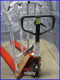 Pallet Truck With Box Guard Load Capacity 5500Lbs 11 Gauge Steel 64 x 27 x 48