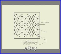 Perforated 304 Stainless Steel Sheet 1/16 inch hole, 22 gauge 36 X 98 inch