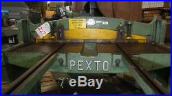 Pexto Model 137-L Foot Shear 16 Gauge Soft Steel 40.5 Wide Bed NEW LOWER PRICE
