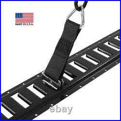 Pit Posse USA made Set of 4 Black 5 Foot E-Track Tie-Down Rails Gauge Steel