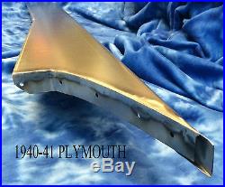 Plymouth Steel Running Board Set 40,41 1940,1941 Made in USA 16 Gauge