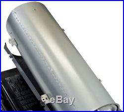 Portable Forced-Air Kerosene Heater 80K BTU Multi Fuel Gauge Thermostat Steel