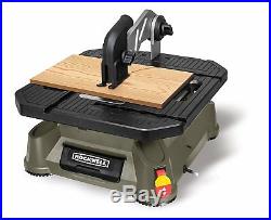 Portable Table Top Saw Compact Cutting Machine Wood Work Small Gauge Tool Blade