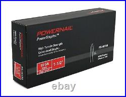 Powernail 18 Gauge 1/4 In. Crown 1-1/2 In. Length Narrow Crown Staple (30000 ct)