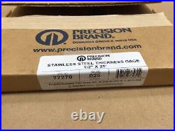 Precision Brand 77270 Stainless Steel. 025 Thickness Gage 1/2x25' #4012K54IAC