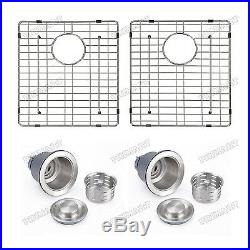 Primart 33X22 In Double Bowls 8 Gauge Edge Stainless Steel Kitchen Drop-In Sink