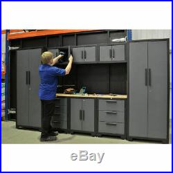 Professional Garage DIY Tool Storage Mechanics 9 Piece Cabinet Set 24 Gauge UK