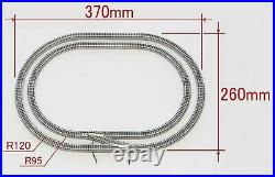 R079 Official ROKUHAN Z Gauge Mini Curve Double Track Set E (Scale 1/220)