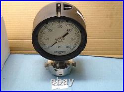 Reotemp PT45P1A2P23-G-P Process 4.5 Pressure Gauge 1/2 NPT 316SS 0-600psi I12