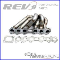 Rev9 HP-MF-2JZ-T4-11G T4 Turbo Manifold Stainless Steel T304 11 Gauge Pipe 2J
