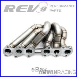 Rev9 HP-MF-2JZ-T4-11G T4 Turbo Manifold Stainless Steel T304 11 Gauge Pipe 2J