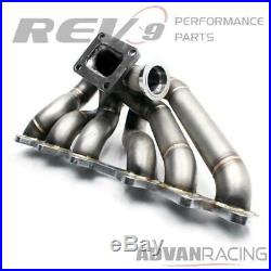 Rev9 HP-MF-2JZ-T4-11G T4 Turbo Manifold Stainless Steel T304 11 Gauge Pipe 2J