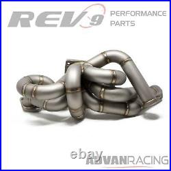 Rev9(HP-MF-RB25-T3-11G-44) Turbo Manifold Stainless Steel T304 11 Gauge Pipe
