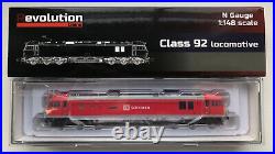 Revolution Trains N-Gauge Class 92 DB Schenker Livery Brand New