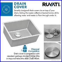 Ruvati RVM5916 18-inch Undermount Bar Prep Kitchen Sink 16 Gauge S. Steel