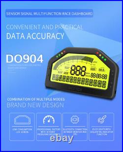 SINCO TECH DO904 Car Race Dash Bluetooth Full Sensor Dashboard LCD Rally Gauge
