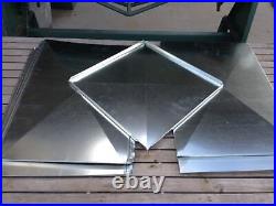 SUPPLY AIR DUCT PLENUM 21 X 21 X 36 With2 Caps LONG GALVANIZED STEEL 26 GAUGE