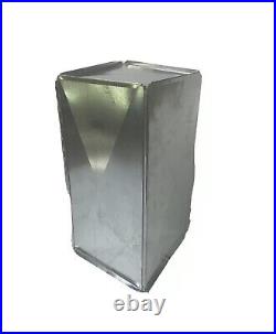 SUPPLY AIR DUCT PLENUM 21 x 19 1/2 x 24 LONG GALVANIZED STEEL 26 GAUGE