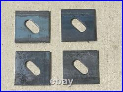 Sandbaggy 1/4 x 3 x 3 Steel Square Plate Washer 5/8 Anchor Bolt Diameter