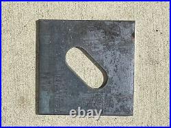 Sandbaggy 1/4 x 3 x 3 Steel Square Plate Washer 5/8 Anchor Bolt Diameter