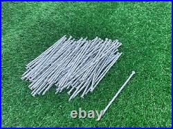 Sandbaggy 6 inch Galvanized Artificial Turf Nails Spiral Landscape Spikes